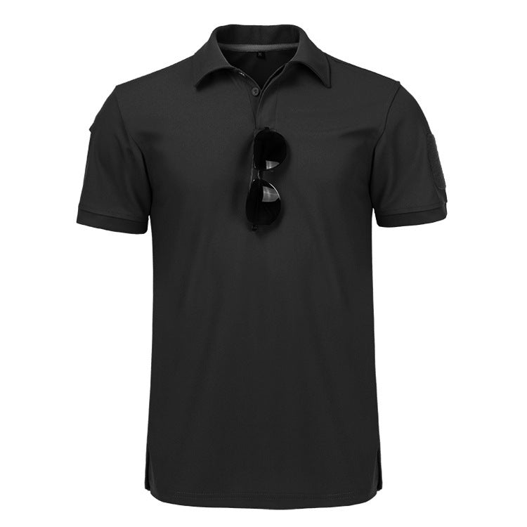 Men’s short-sleeve polo shirt with classic collar