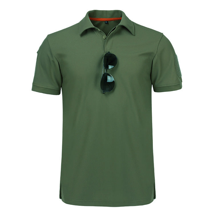 Men’s short-sleeve polo shirt with classic collar