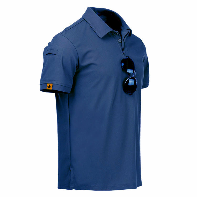 Men’s short-sleeve polo shirt with classic collar