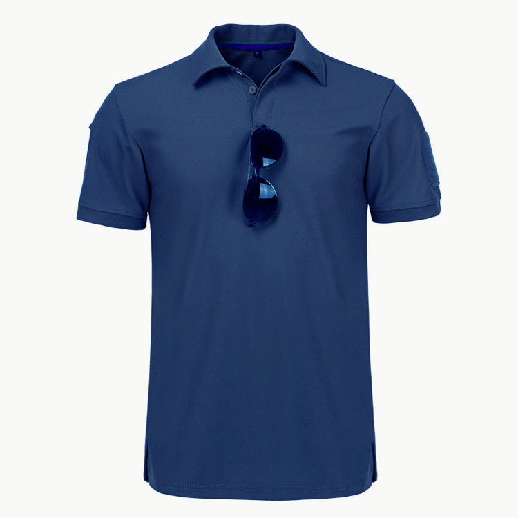 Men’s short-sleeve polo shirt with classic collar