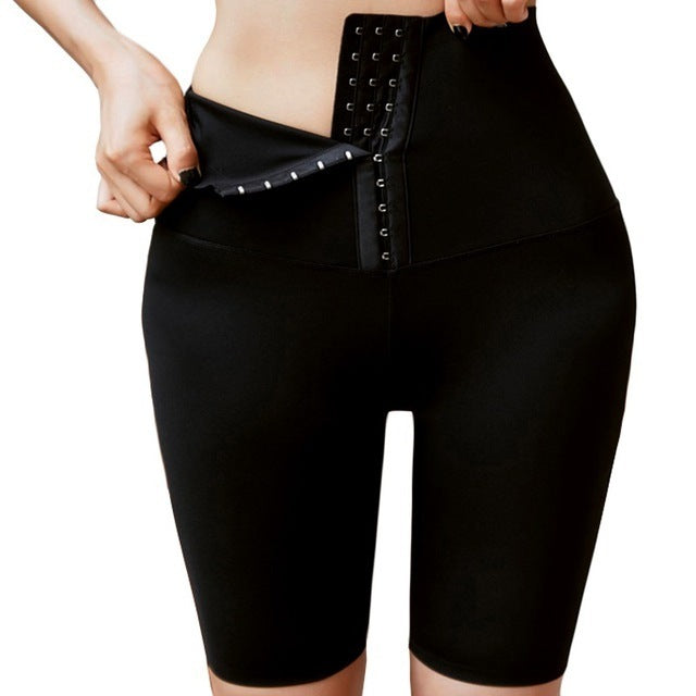 Women’s high-waist shaping leggings with front hook detail