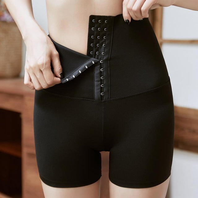 Women’s high-waist shaping leggings with front hook detail