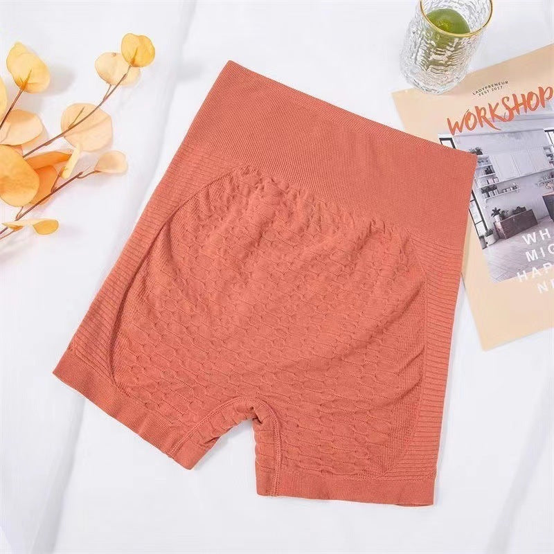 Women’s seamless high-waist ribbed shorts