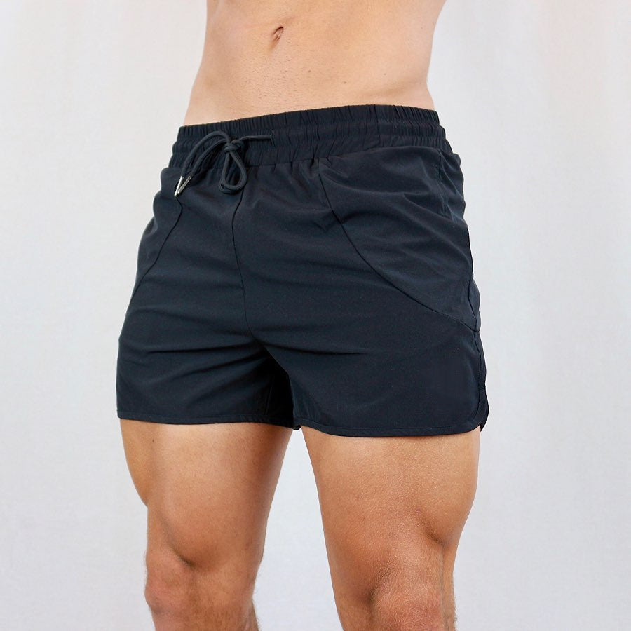 Men’s elastic waist shorts made from stretch fabric