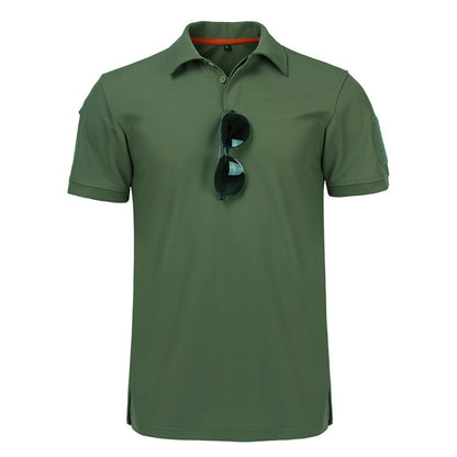 Men’s short-sleeve polo shirt with classic collar