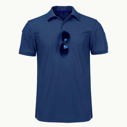 Men’s short-sleeve polo shirt with classic collar