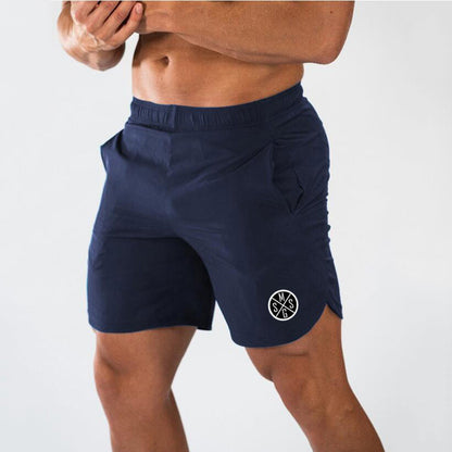 Men’s lightweight elastic shorts with logo detail
