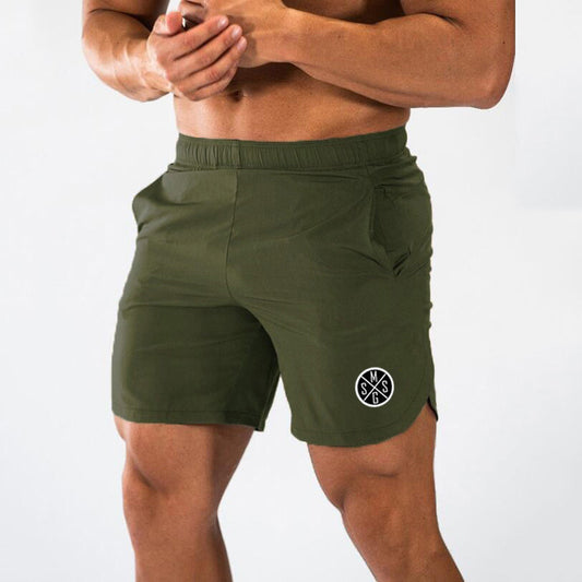 Men’s elastic waistband polyester shorts