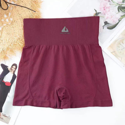 Women’s seamless high-waist ribbed shorts